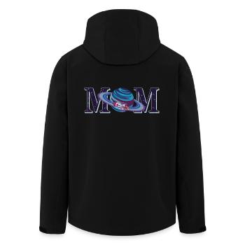 Mom Cool Planet Fête des Mères Assorti Pour Les Femmes - Veste softshell homme en polyester recyclé Stanley/Stella - noir - Dos - AI Model Male 185 light (185cm)