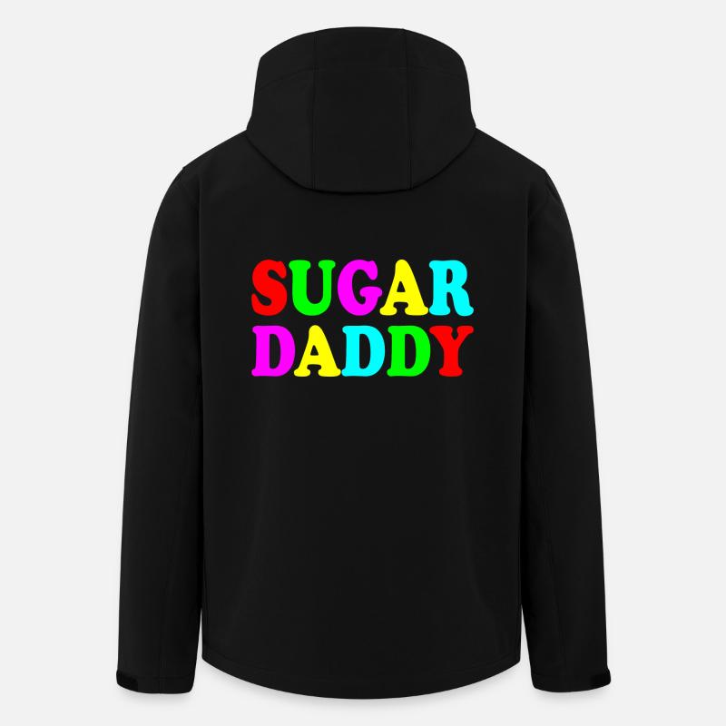 Sugar daddy - Veste softshell homme en polyester recyclé Stanley/Stella - noir