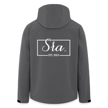 2023 Douche nuptiale de mariage de mariage 2023 - Veste softshell homme en polyester recyclé Stanley/Stella - noir - Dos - AI Model Male 185 light (185cm)