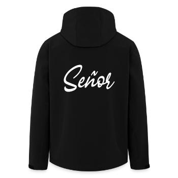 Señor Engagement Groom To Be Wedding Party - Men’s Recycled Softshell Jacket by Stanley/Stella - black - Back - AI Model Male 185 light (185cm)