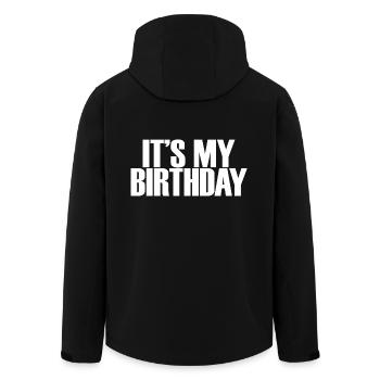 Es ist mein Geburtstag Cooles Geburtstagsparty-Geschenk & Outfit - Recycelte Männer Softshell-Jacke von Stanley/Stella - Schwarz - Hinten - AI Model Male 185 light (185cm)