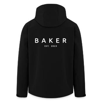 Baker Est. 2023 Absolvent Konditorei Backen Student - Recycelte Männer Softshell-Jacke von Stanley/Stella - Schwarz - Hinten - AI Model Male 185 light (185cm)