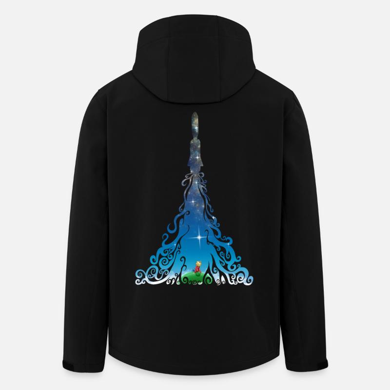 Rocket dreams - Men’s Recycled Softshell Jacket by Stanley/Stella - black