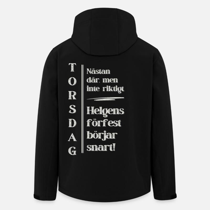 Thursday – Almost there! - Men’s Recycled Softshell Jacket by Stanley/Stella - black