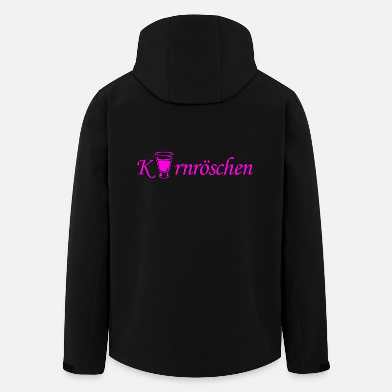 Kornröschen - Recycelte Männer Softshell-Jacke von Stanley/Stella - Schwarz