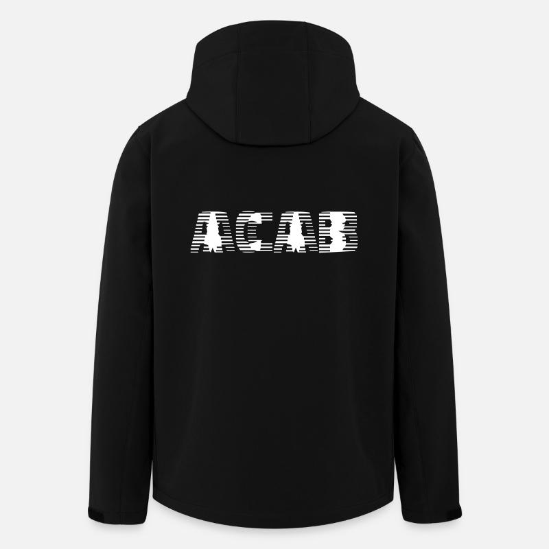ACAB - Veste softshell homme en polyester recyclé Stanley/Stella - noir