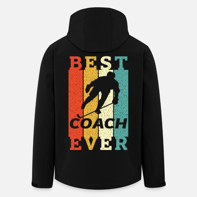 Bester Hockey-Trainer aller Zeiten - Recycelte Männer Softshell-Jacke von Stanley/Stella - Schwarz
