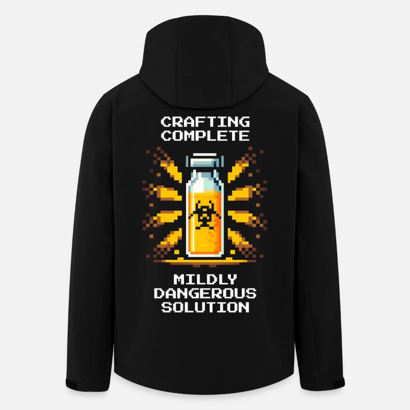 Crafting finished – tricky solution | Chemistry - Men’s Recycled Softshell Jacket by Stanley/Stella - black