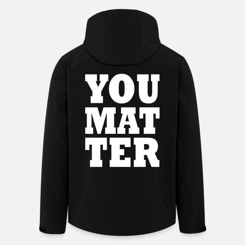 You matter - Recycelte Männer Softshell-Jacke von Stanley/Stella - Schwarz