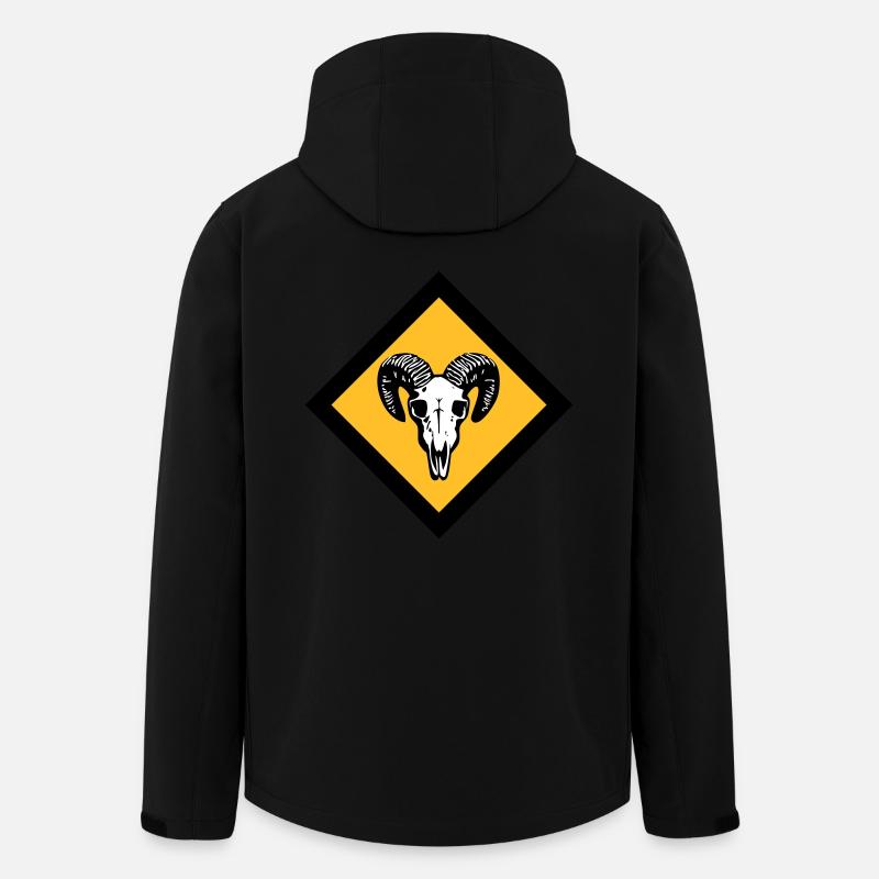 Gotland - Recycelte Männer Softshell-Jacke von Stanley/Stella - Schwarz