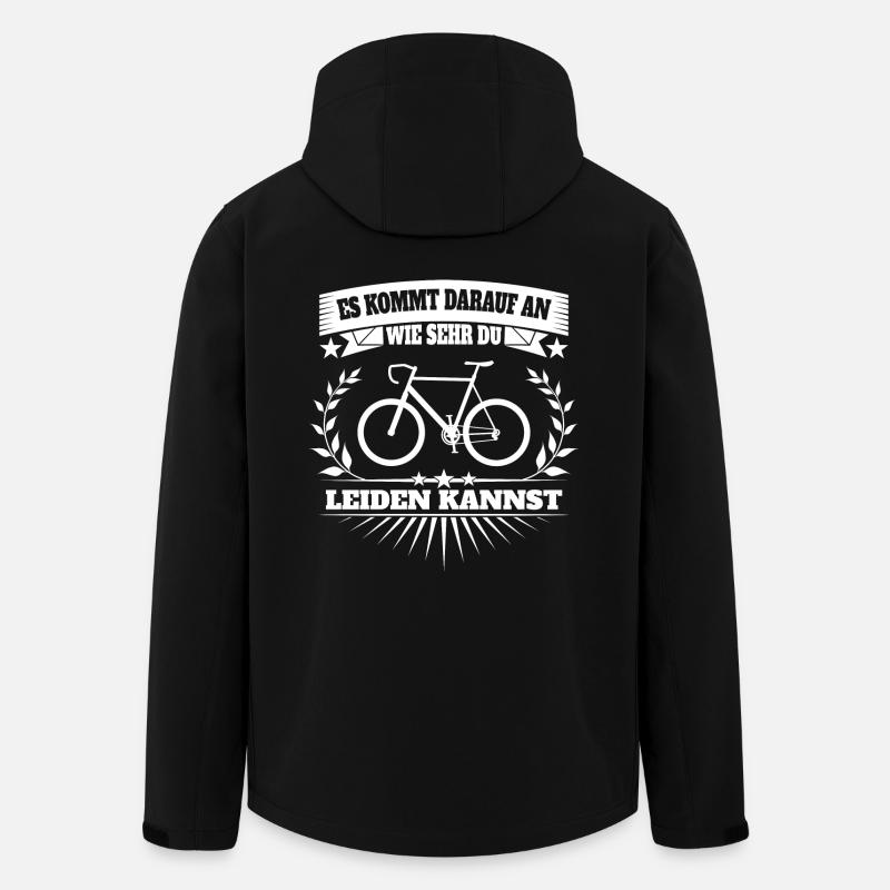 Rennrad Leid - Recycelte Männer Softshell-Jacke von Stanley/Stella - Schwarz