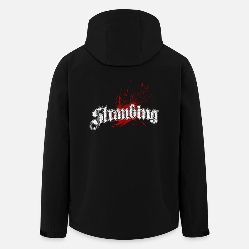 Straubing - Recycelte Männer Softshell-Jacke von Stanley/Stella - Schwarz