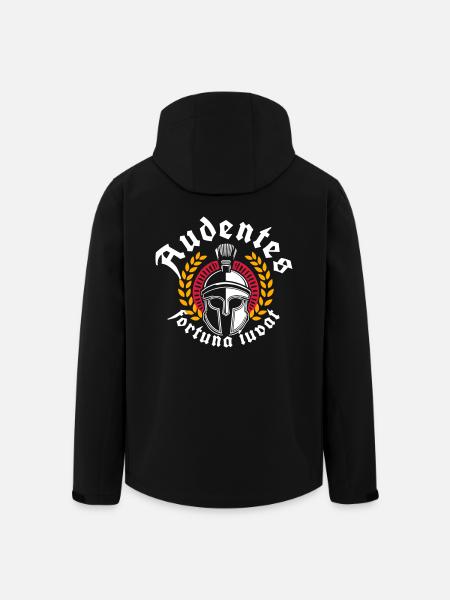 Audentes Fortuna Iuvat - Men’s Recycled Softshell Jacket by Stanley/Stella - black