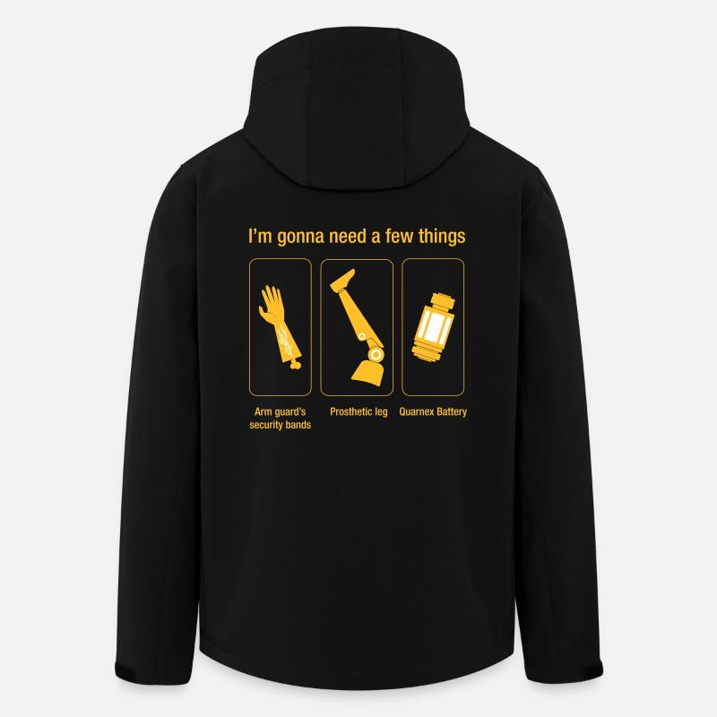 Rocket quote Few things - Men’s Recycled Softshell Jacket by Stanley/Stella - black