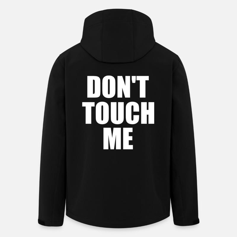 Dont touch me - Men’s Recycled Softshell Jacket by Stanley/Stella - black