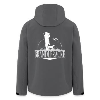 BRANDLBRACKE Jagdhund Jagd Hunde Jäger Wilsigns - Recycelte Männer Softshell-Jacke von Stanley/Stella - Schwarz - Hinten - AI Model Male 185 light (185cm)