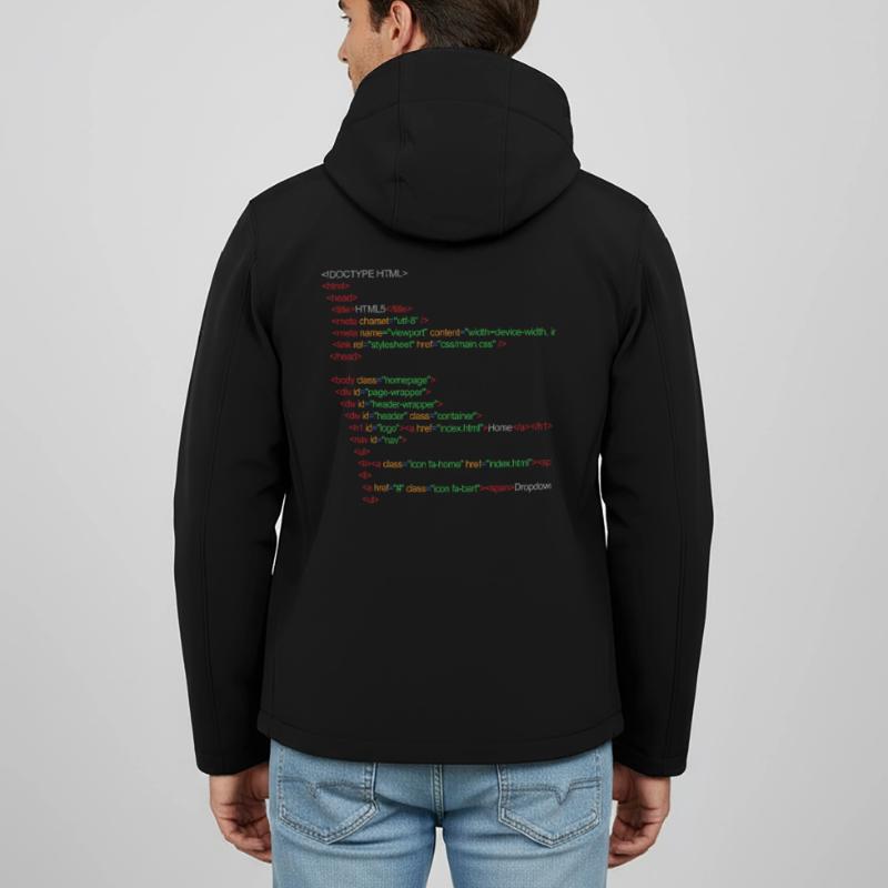 Code HTML5 Veste softshell homme en polyester recyclé Discoverer Stanley/Stella