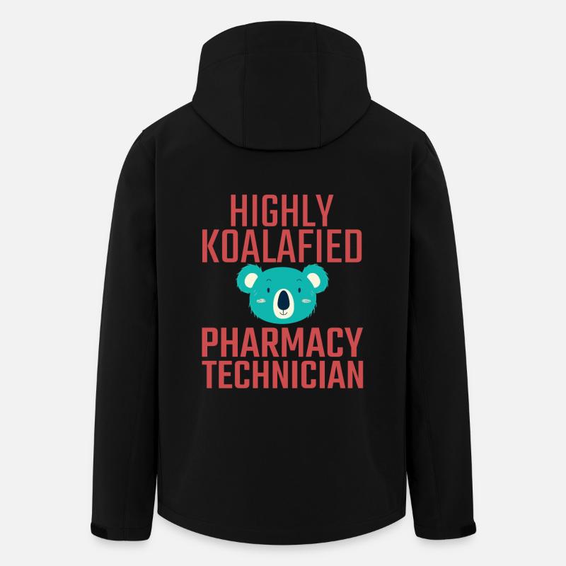 Pharmacy technician Koalafied - Men’s Recycled Softshell Jacket by Stanley/Stella - black