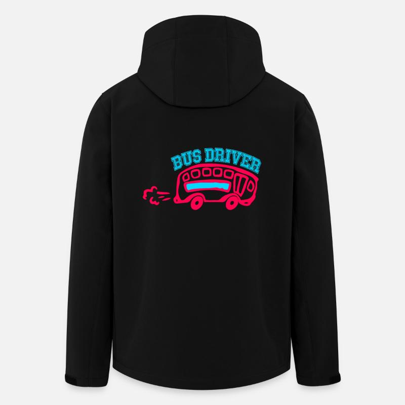 Funny Driver Driver - Veste softshell homme en polyester recyclé Stanley/Stella - noir
