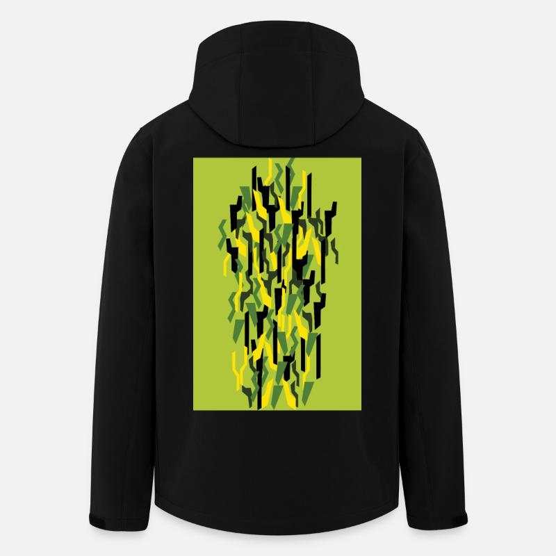 Camouflage Art Grüm Gaming - Men’s Recycled Softshell Jacket by Stanley/Stella - black