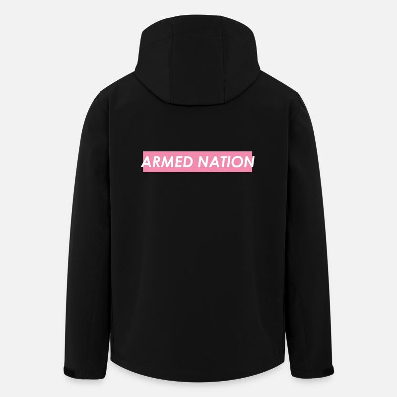 SACHET PINK BOX 2020 - Recycelte Männer Softshell-Jacke von Stanley/Stella - Schwarz