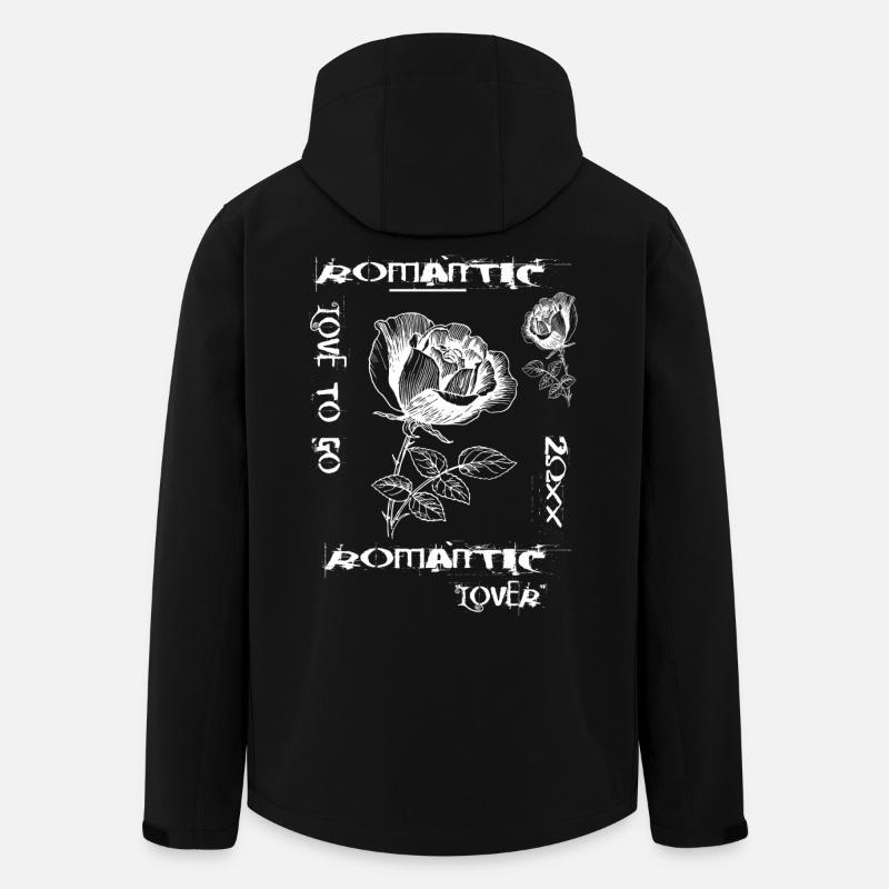 Amour pour la romance - Veste softshell homme en polyester recyclé Stanley/Stella - noir
