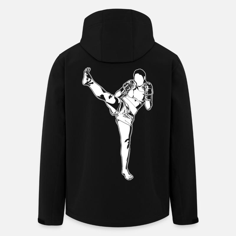 Kickboxer - Men’s Recycled Softshell Jacket by Stanley/Stella - black