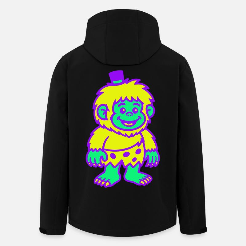 Guy with a hat - Men’s Recycled Softshell Jacket by Stanley/Stella - black