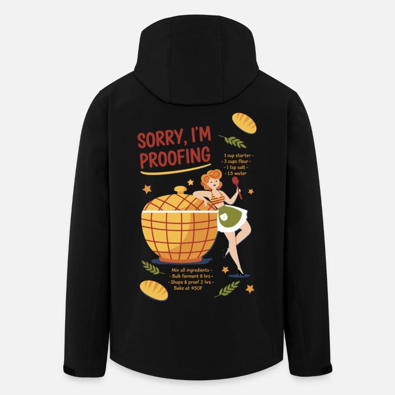 Sauerteigbrot-Backbäcker Entschuldigung, ich werde gehen - Recycelte Männer Softshell-Jacke von Stanley/Stella - Schwarz