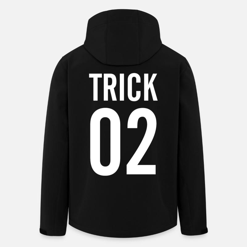 TRICK - Recycelte Männer Softshell-Jacke von Stanley/Stella - Schwarz