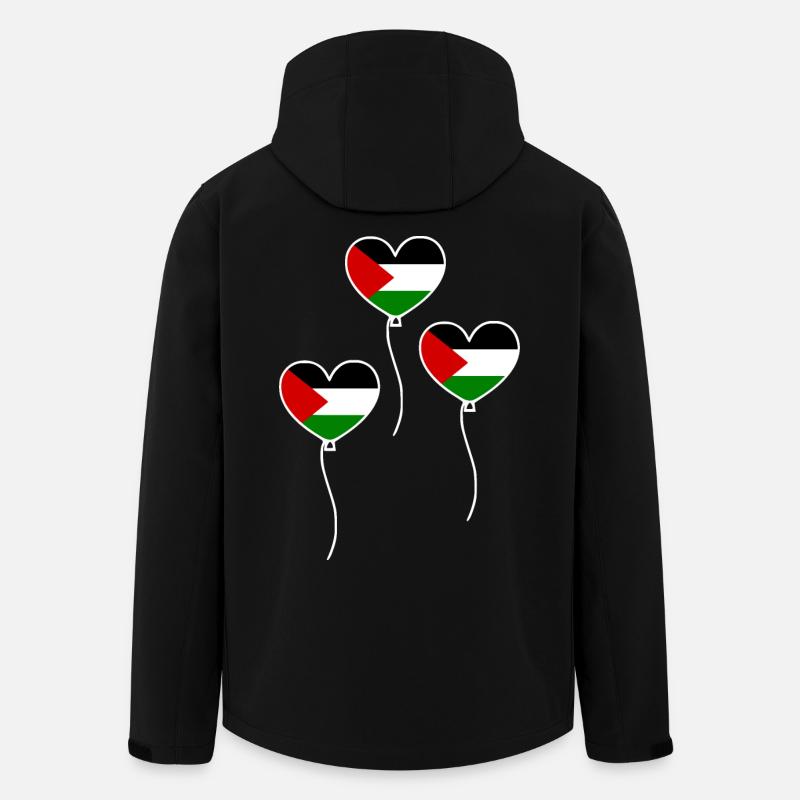 Free palestine - Recycelte Männer Softshell-Jacke von Stanley/Stella - Schwarz