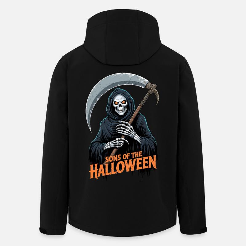 Halloween Grim Reaper - Men’s Recycled Softshell Jacket by Stanley/Stella - black