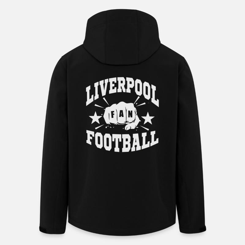 Liverpool_Fan - Recycelte Männer Softshell-Jacke Discoverer von Stanley/Stella - Schwarz