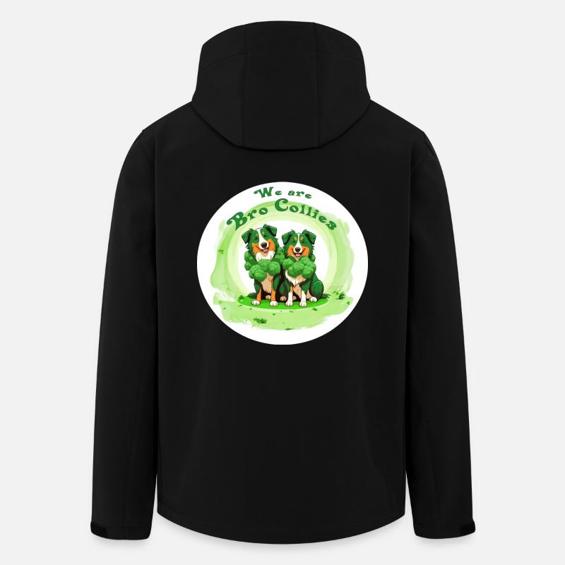 We are Bro Collies - Recycelte Männer Softshell-Jacke von Stanley/Stella - Schwarz