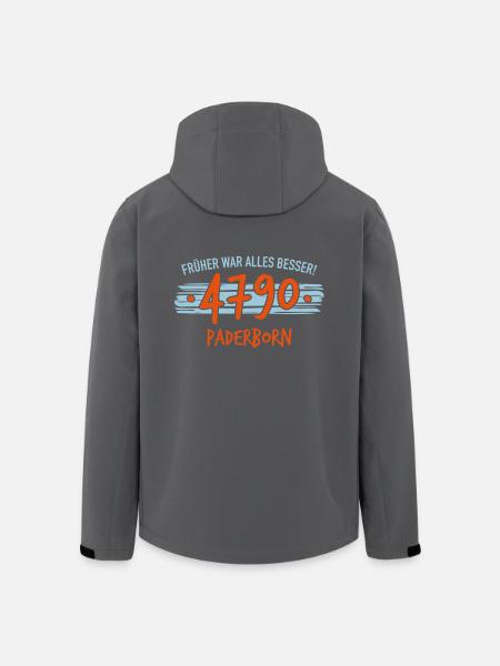 Früher 4790 Paderborn - Recycelte Männer Softshell-Jacke von Stanley/Stella - Schwarz