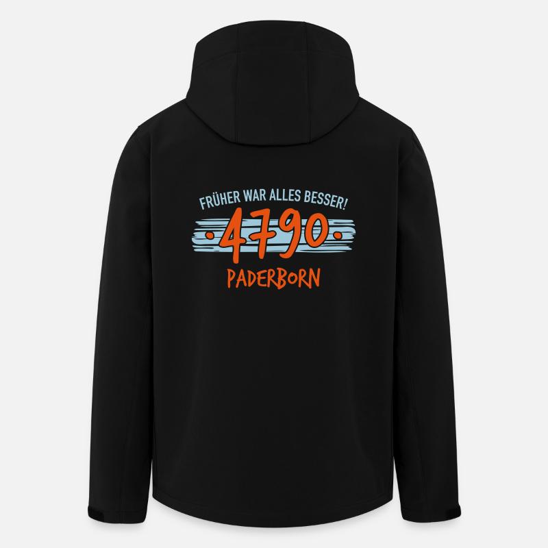Früher 4790 Paderborn - Recycelte Männer Softshell-Jacke von Stanley/Stella - Schwarz