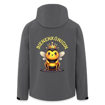 Bienenkönigin Biene Kostüm süß Bienen Insekt - Recycelte Männer Softshell-Jacke von Stanley/Stella - Anthrazit - Hinten - AI Model Male 185 light (185cm)