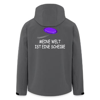 Disc golfeur Frisbee Ultimate-Frisbee Frisbee - Veste softshell homme en polyester recyclé Stanley/Stella - charbon - Dos - AI Model Male 185 light (185cm)