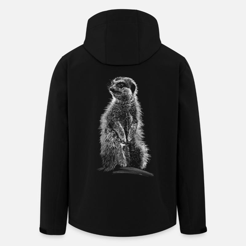 suricates - Veste softshell homme en polyester recyclé Stanley/Stella - noir