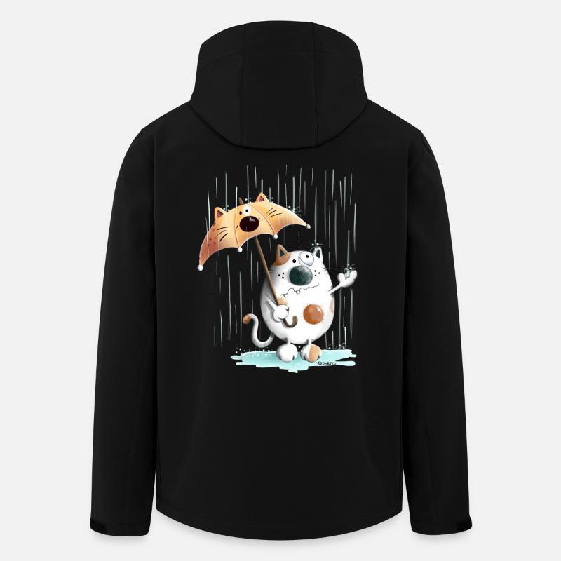 Rainy Day - Veste softshell homme en polyester recyclé Stanley/Stella - noir