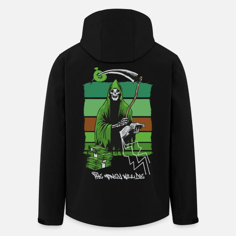 The Grim Reaper - Men’s Recycled Softshell Jacket by Stanley/Stella - black