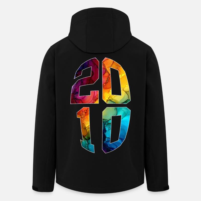 16 ANS 2010 16E ANNIVERSAIRE - Veste softshell homme en polyester recyclé Stanley/Stella - noir