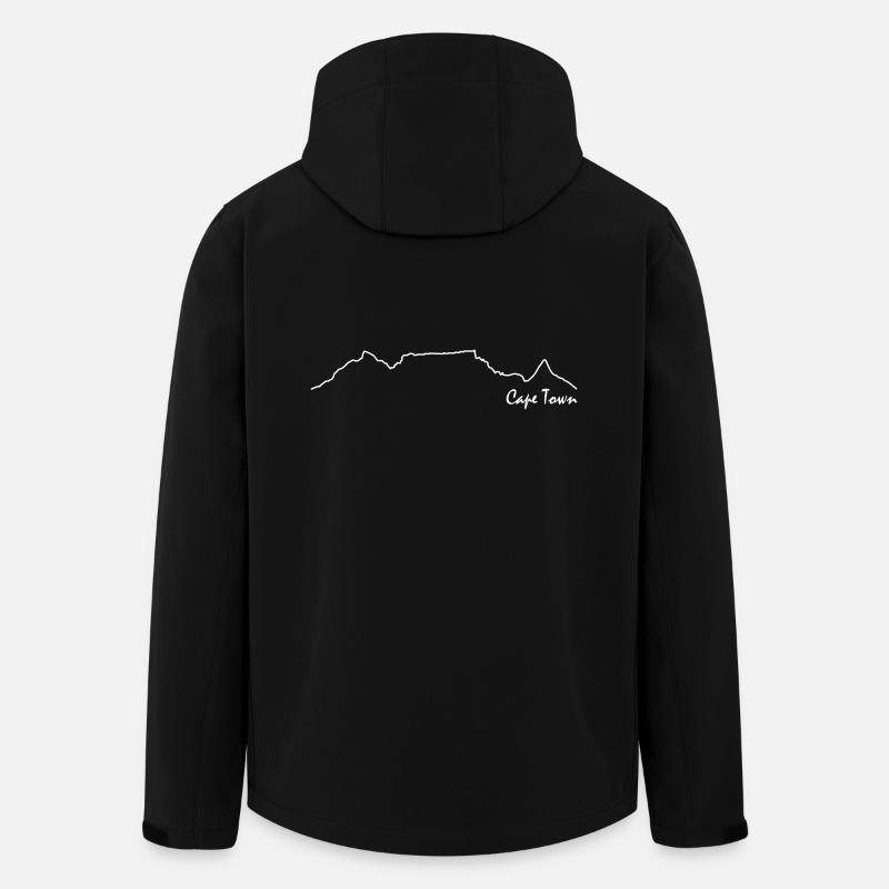 TableMountain-Cape Town - Recycelte Männer Softshell-Jacke von Stanley/Stella - Schwarz