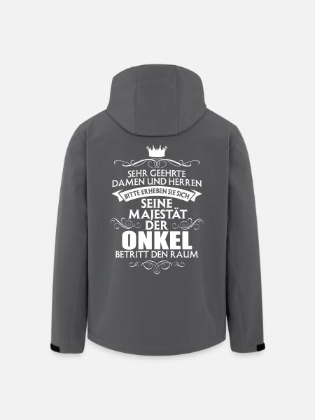 ONKEL - Recycelte Männer Softshell-Jacke von Stanley/Stella - Schwarz