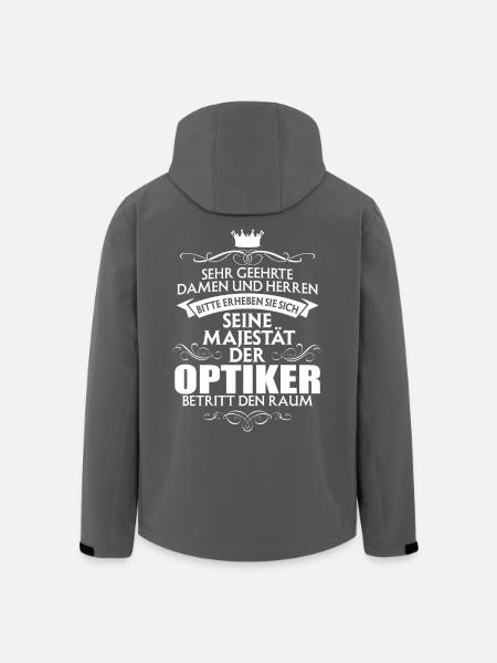 OPTIKER - Majestät - Recycelte Männer Softshell-Jacke von Stanley/Stella - Schwarz