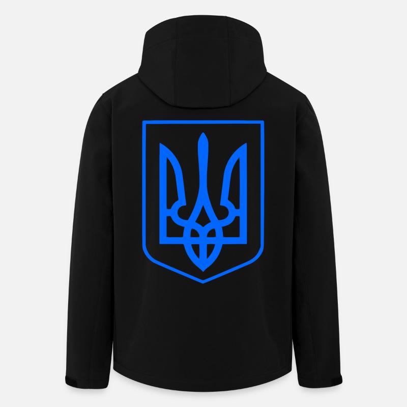 Ukraine - Veste softshell homme en polyester recyclé Stanley/Stella - noir