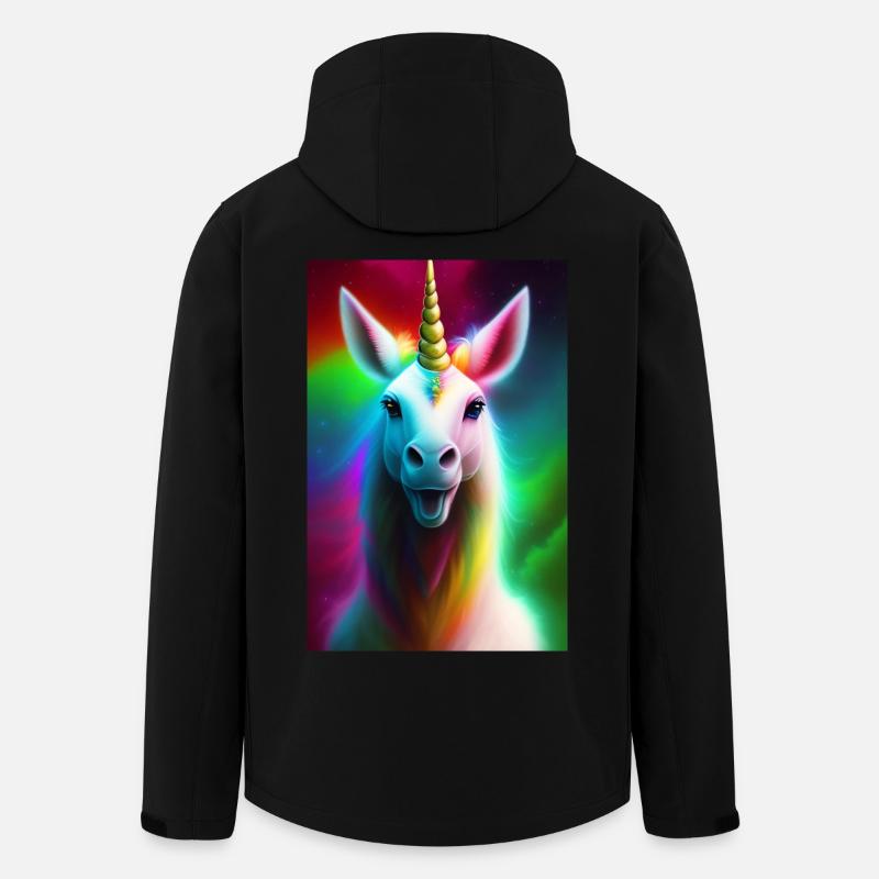 Unicorn - Men’s Recycled Softshell Jacket by Stanley/Stella - black