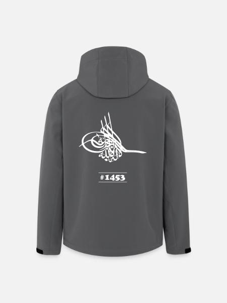 Osmanli tugrasi, Fatih Sultan Mehmet tugrasi, 1453 - Veste softshell homme en polyester recyclé Stanley/Stella - noir