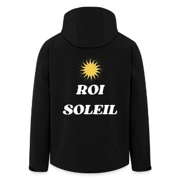 ROI SOLEIL LOUIS XIV - Veste softshell homme en polyester recyclé Stanley/Stella - noir - Dos - AI Model Male 185 light (185cm)