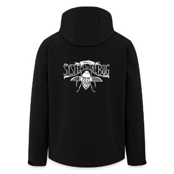 Système dans le Bug - Veste softshell homme en polyester recyclé Stanley/Stella - noir - Dos - AI Model Male 185 light (185cm)